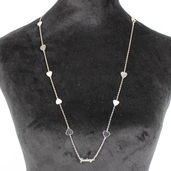 Juicy Couture Jewelry - Juicy Couture Hearth Glitter Necklace